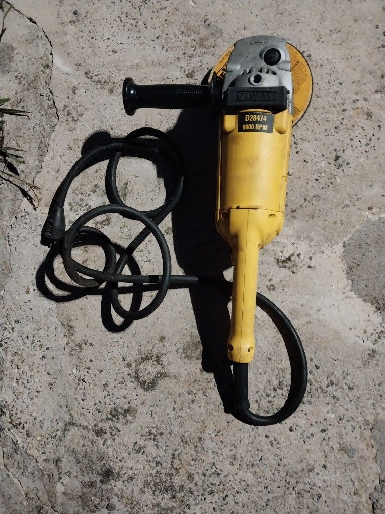 Dewalt D28474 15 Amp 8000 RPM Electric Angle Grinder Located In Southmont NC