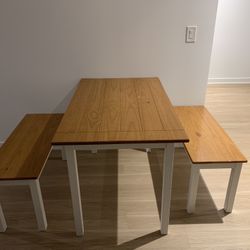 Zinus becky farmhouse dining table deals