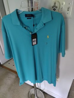New Men's Polo Shirt L