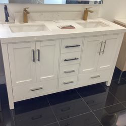 Royal 60” White Vanity Ready For Pickup