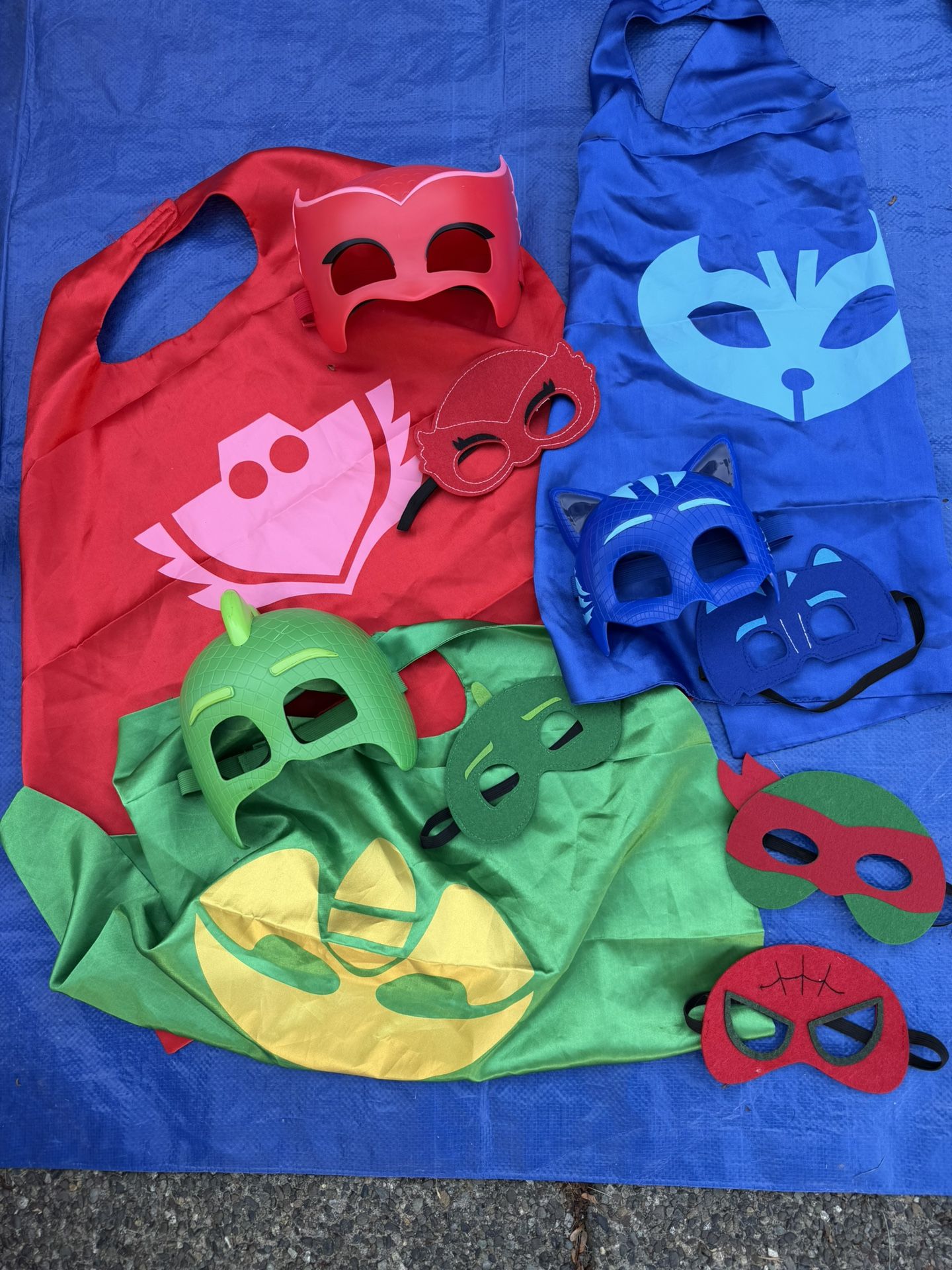 Pj Masks Cape And Masks Bundle $15