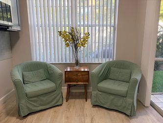 Set of 2 Comfortable IKEA  armchairs