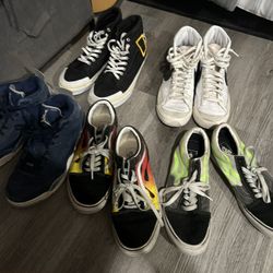 Nike Blazer, Vans . Jordan 