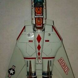 1970 BATTERY OPERATED F-14A TOMCAT NAVY