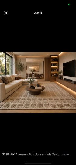 8x10 Area Rugs carpet juteRugs abstract design colors brown
