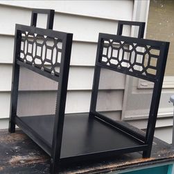 Fireplace wood holder