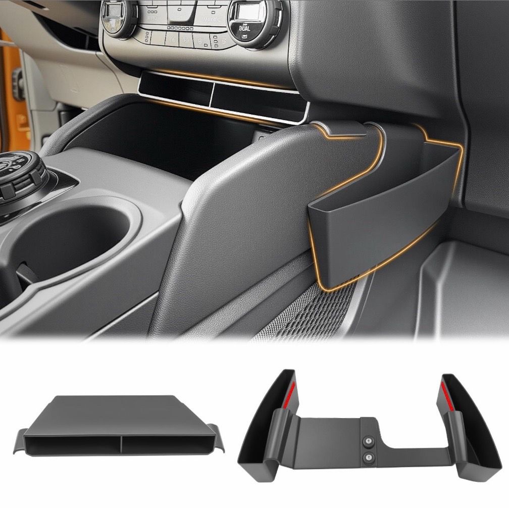 HUYINPJ Center Console Organizer Compatible With 2021-2024 Ford Bronco Sport/2020-2024 Ford Escape
