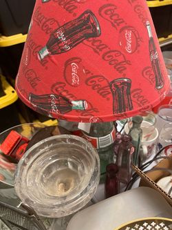 Two tables of mostly vintage and antique items SHAFTER