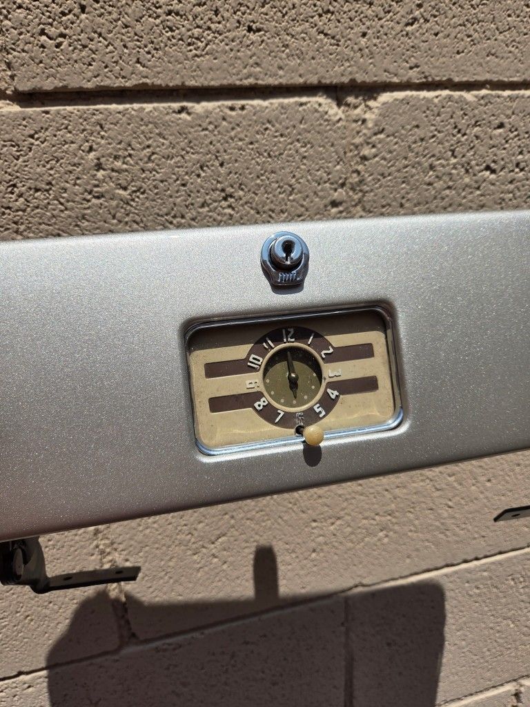 1940 CHEVY Glovebox With Clock Lock and Key and Hinges