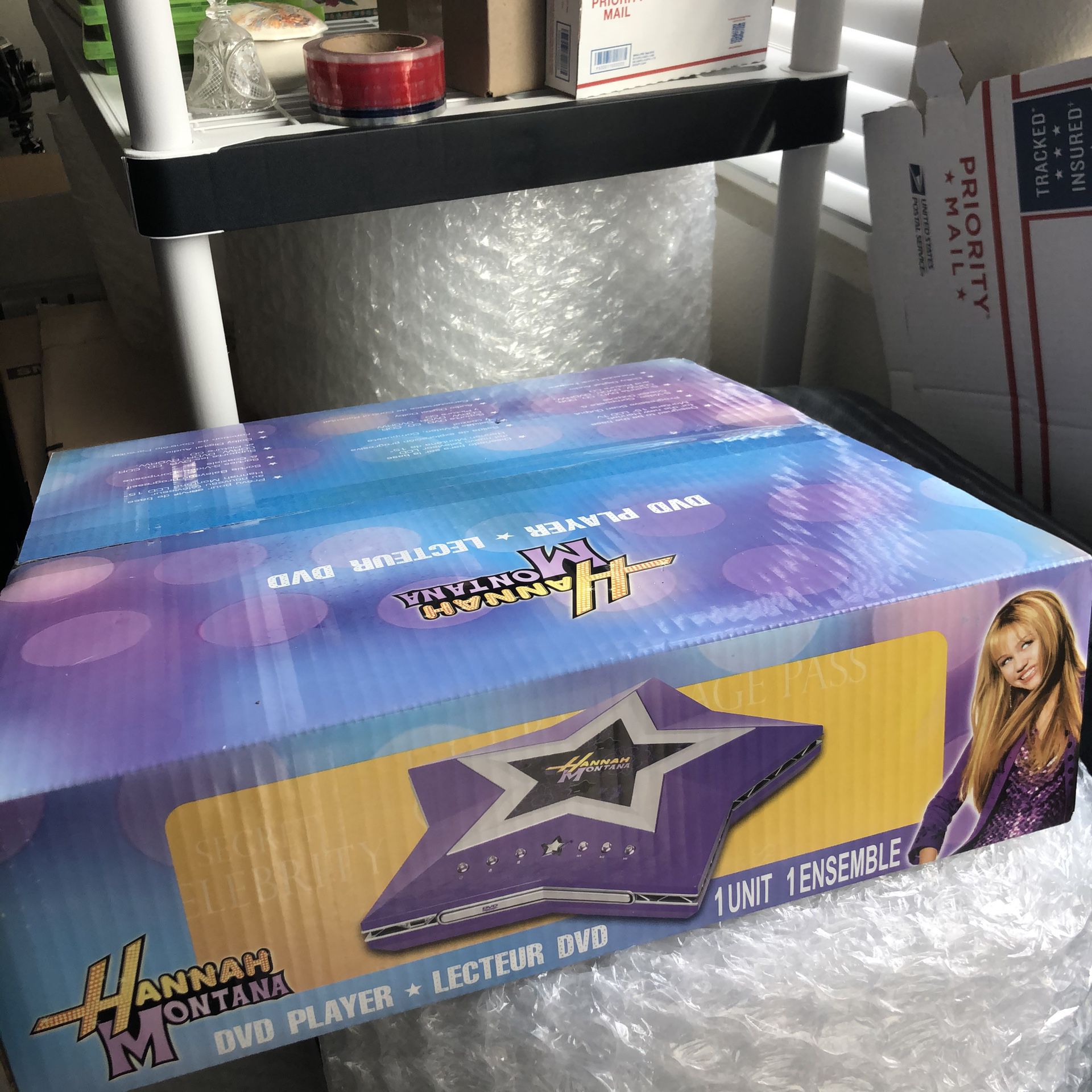 Hannah Montana Dvd Player Collectors Item, Brand New Factory Seal