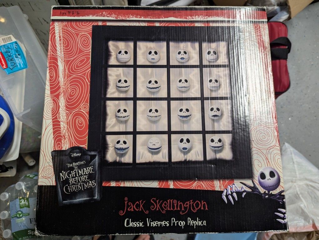 Nightmare Before Christmas Jack Skellington Classic Visemes Prop Replica (New/Unopened)