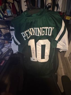Chad Pennington #10 Signed NY Jets Jersey