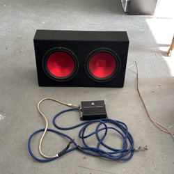 Dual Subs And Amplifier