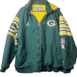 Green Bay Packers vintage winter jacket (Size Xl)