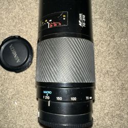 Minolta AF 70-210mm f/4 lens