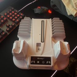 Ps5 Slim Cooling Stand And Controller Charger 