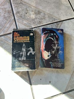 Pink Floyd The Who VHS Tapes