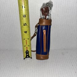 New Vintage Tender Hearts Teddy Bear Golf Bag & 6 Clubs Set,