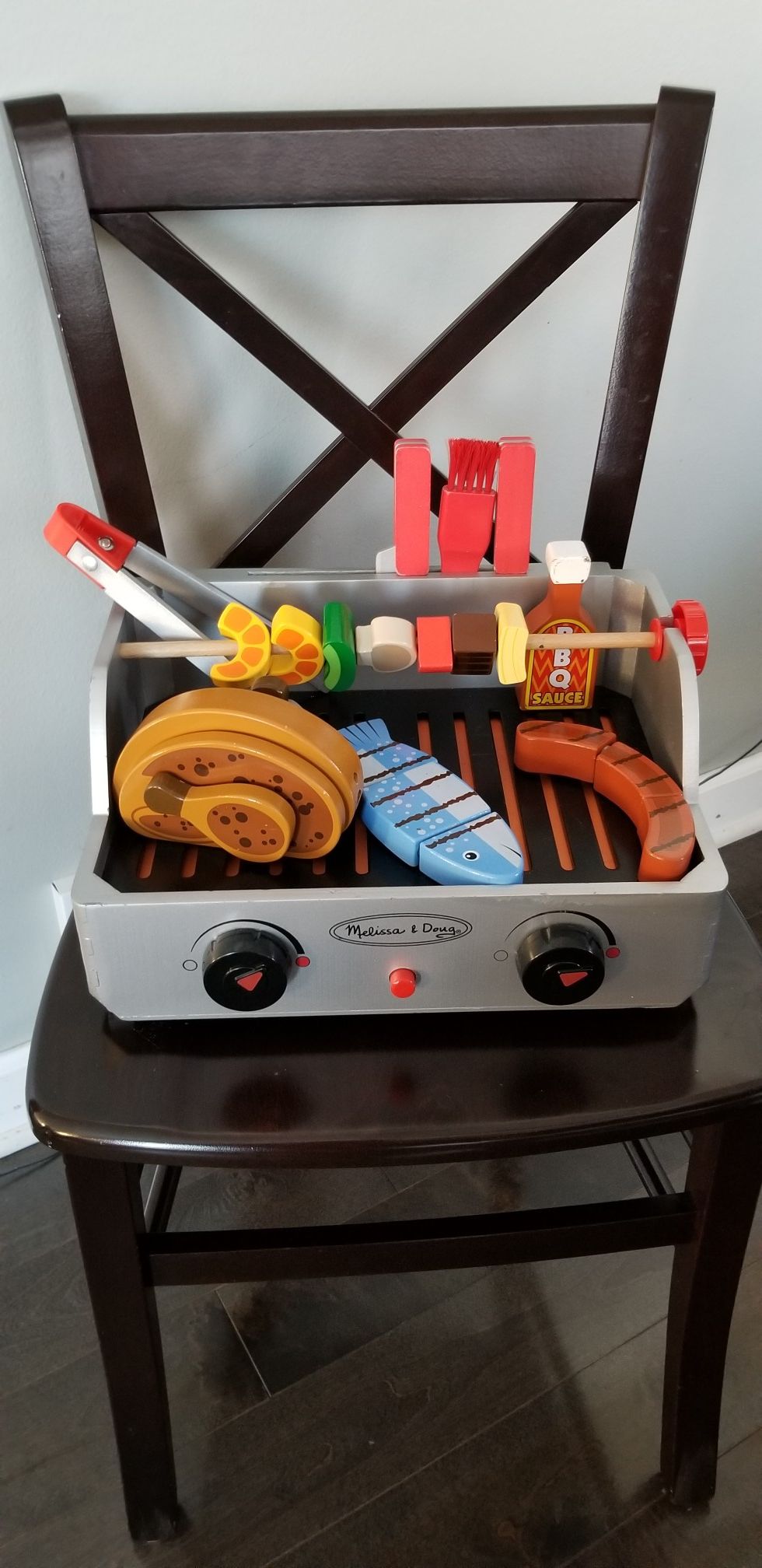 Melissa & Doug 24 Piece Rotisserie & Grill Barbeque Set