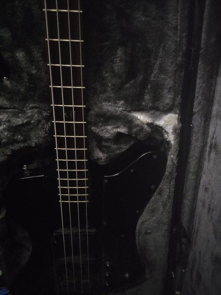 Multiple Different Guitar And Bass Gear