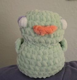 Creepy crochet duck
