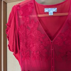 B.O.G. Collective Maxi Red Dress, Size M