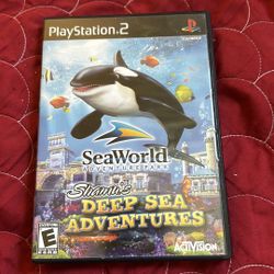 Shamu's Deep Sea Adventures Sony Playstation 2 PS2. Disc & Case. Untested