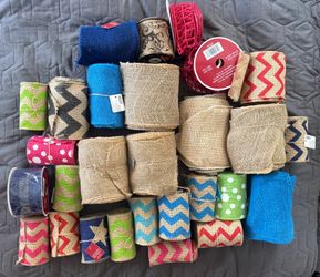 Burlap Ribon