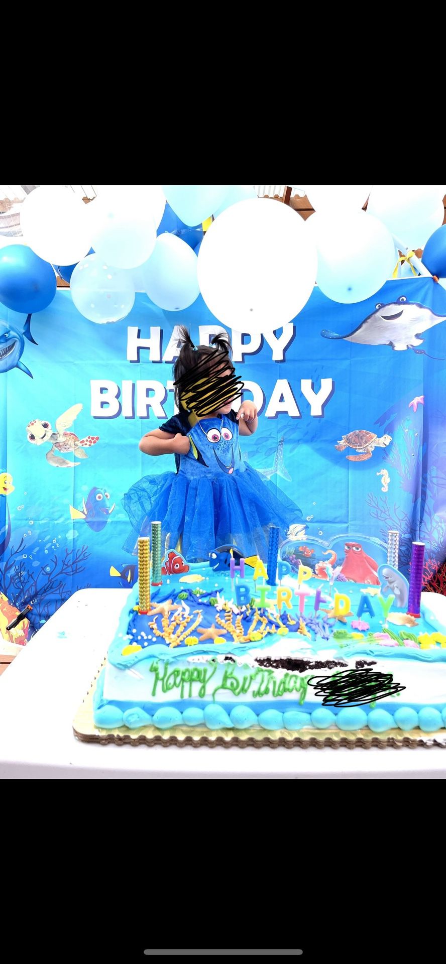Finding Nemo/Dory birthday decoration 