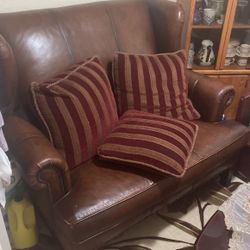 Leather seat