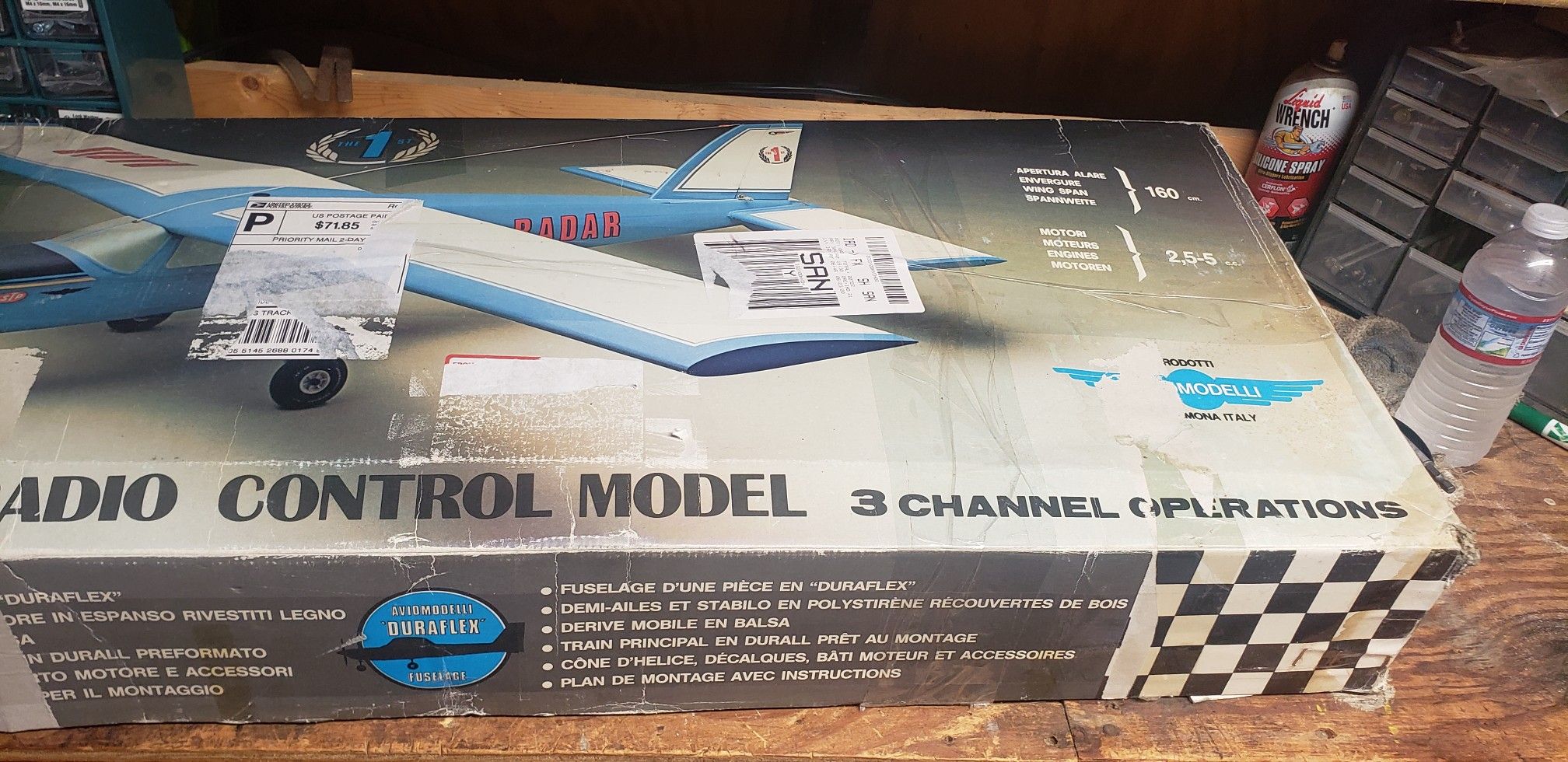 VINTAGE Aviomodelli RADAR Radio Control RC Model Kit