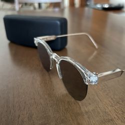 Spitfire Sunglasses, With Case - Mirrored And Silver