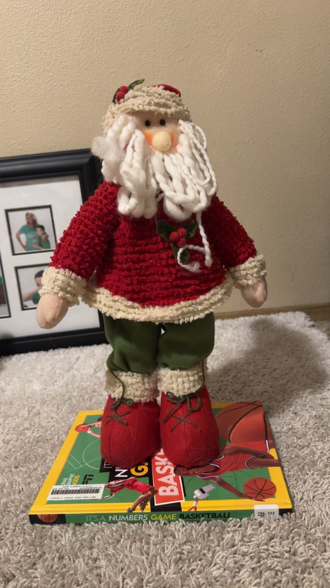 Tall Santa Christmas Decor