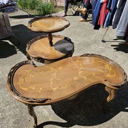 Classic Coffee Table And Two Tier Table