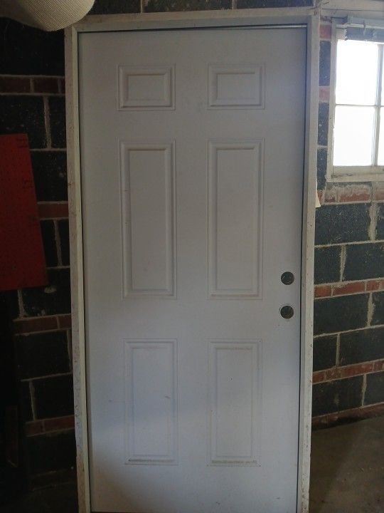 Metal Door in Frame