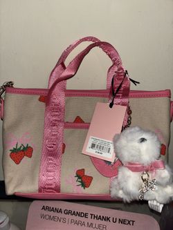 NWT Juicy Couture Strawberry Festival Mini Bag Sandstone Multi Crossbody