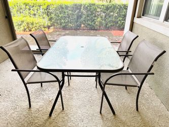 Patio dining table
