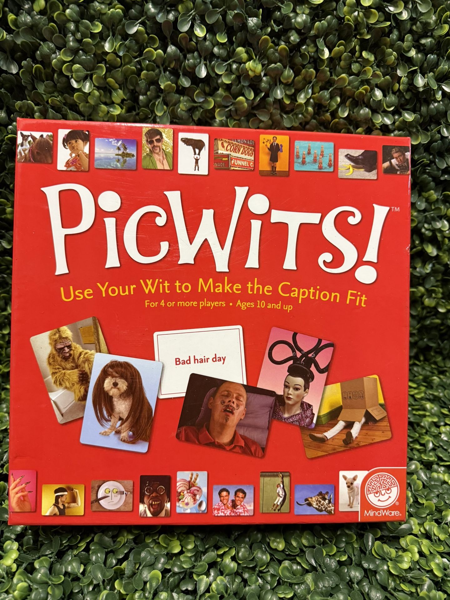 Mindware Picwits! Board Game 'Use Your Wit to Make the Caption Fit' Age 10+