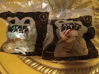 Vintage Stars Wars Kids Meal Toys Bundle Of 2