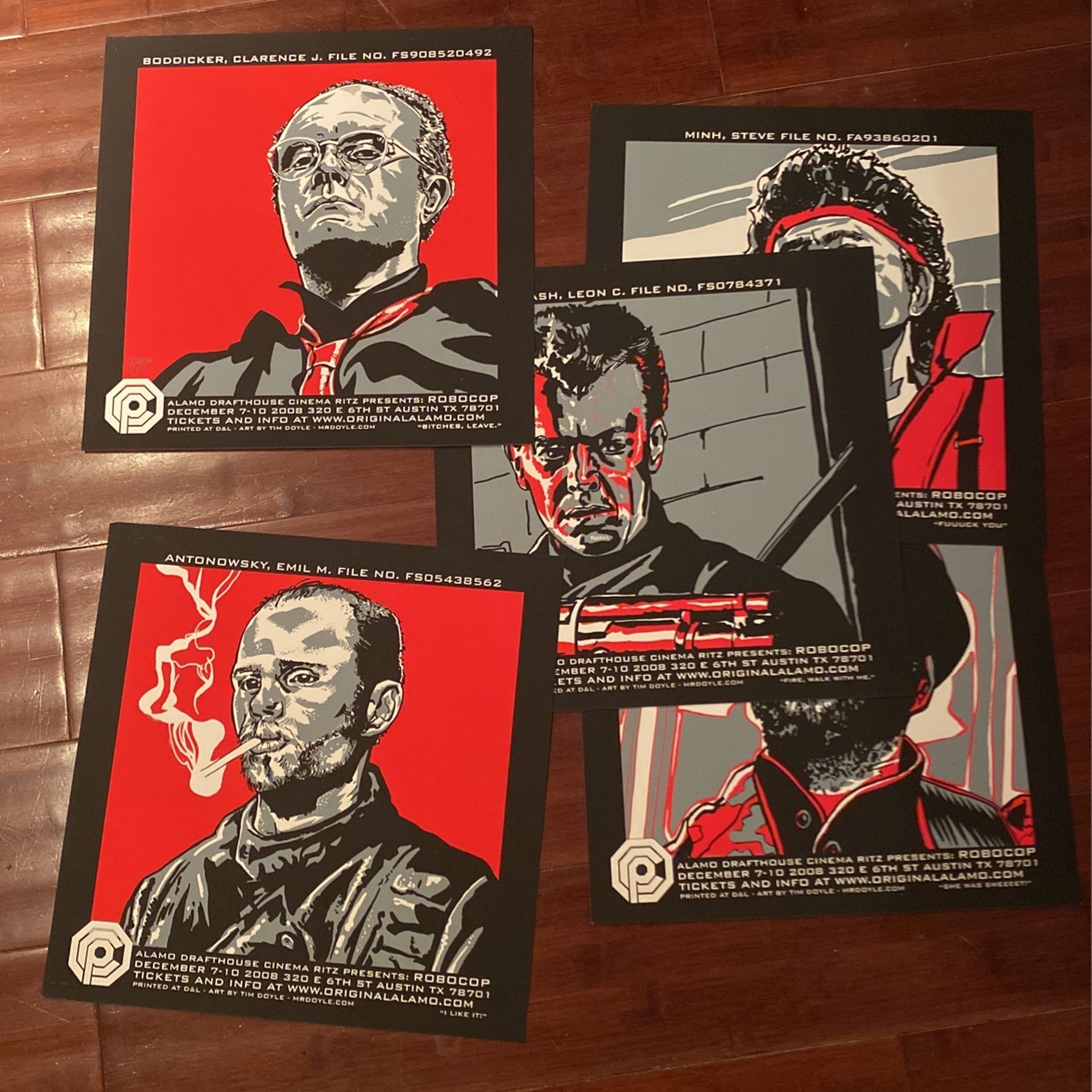 Mondo Robocop Poster Set 1/40 Tim Doyle