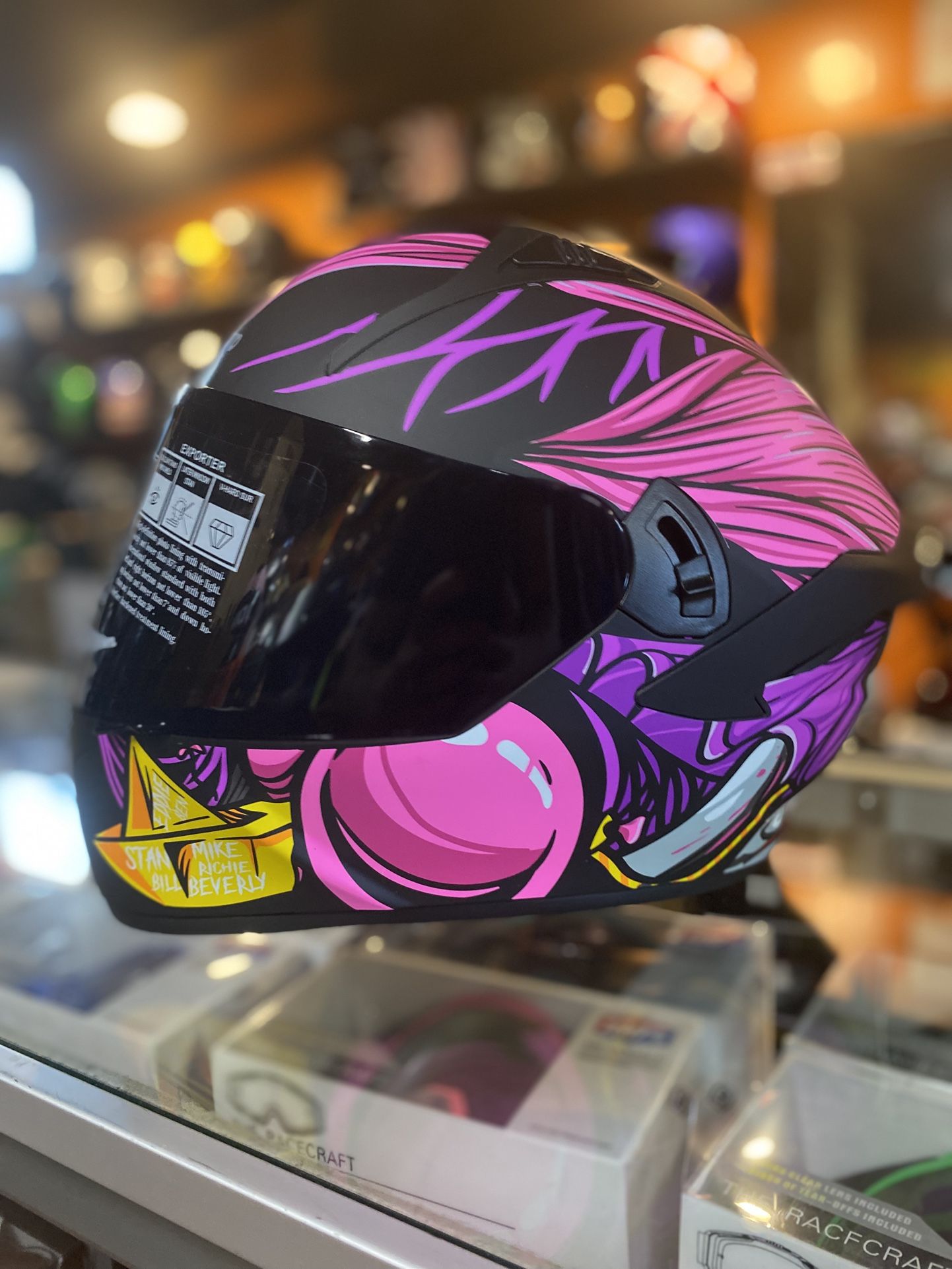 bontrager helmet mount lazer Wide Base Style:Dark Skull Road V88 ARGYLL MOTORSPORTS - Updated this unisex product is
