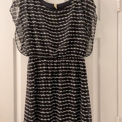 Francesca's Black and White Patterned Dress