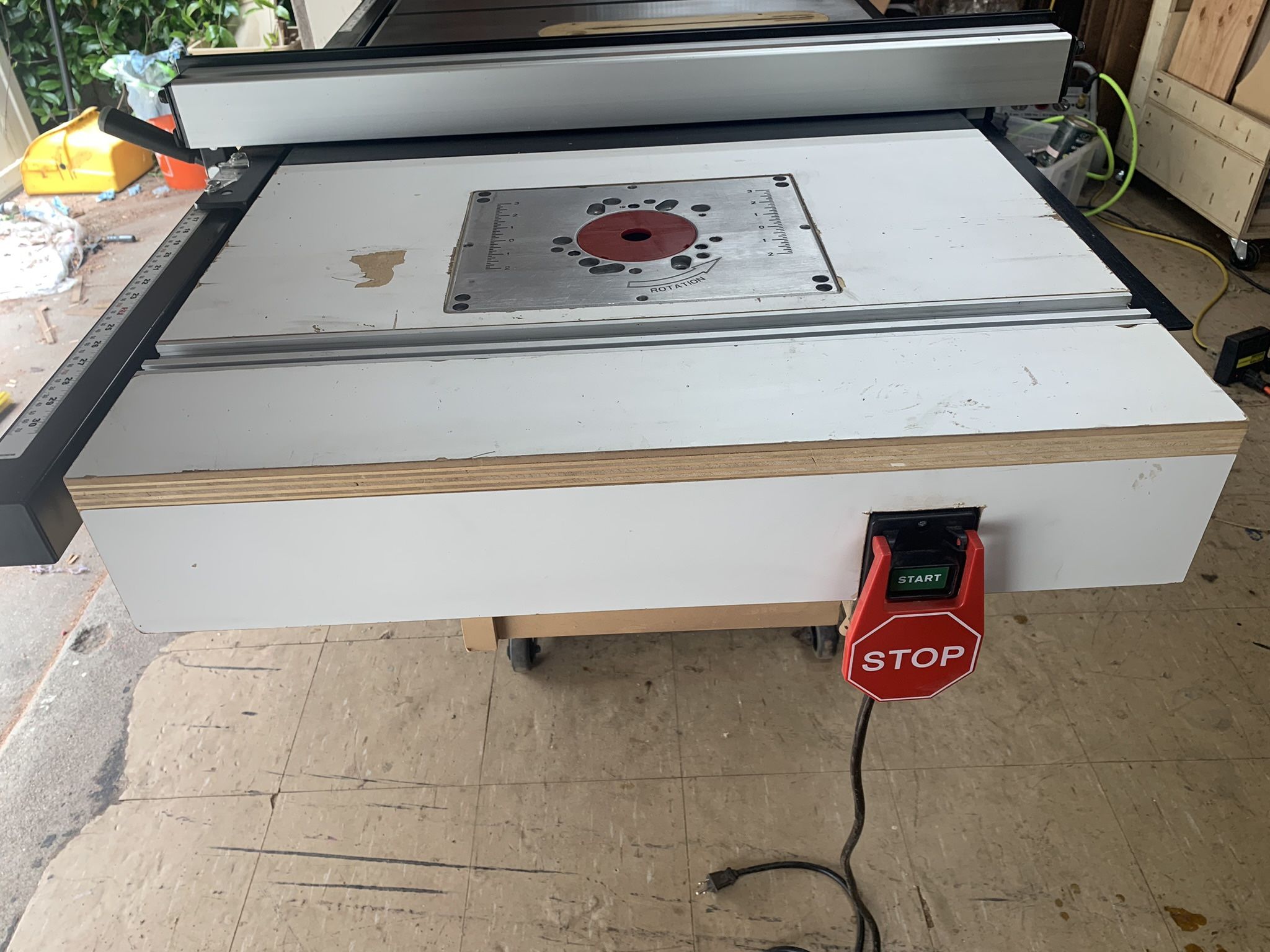 Table Saw Router Wing