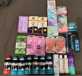 Women + men’s shaving - message for pricing