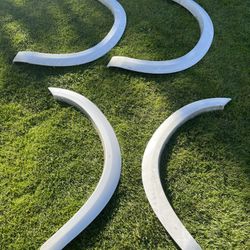 Dodge Ram Factory Flairs Arctic White  