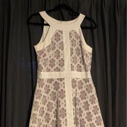 White Lace And And Purple Dress 