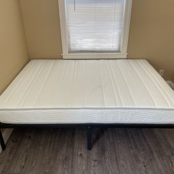 Full 8 Inch Foam And Spring Bed With Metal Frame