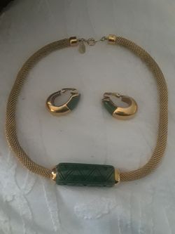 Vintage Givenchy Jade Choker