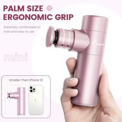 Mini massage gun, rose gold