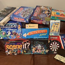 Assorted Board Games (12) Different